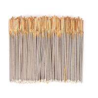 【YF】 100 PCS/Lot Size 24 Golden Tail Embroidery Fabric Cross Stitch Needles For 11CT Cloth Sewing Kit Wholesale