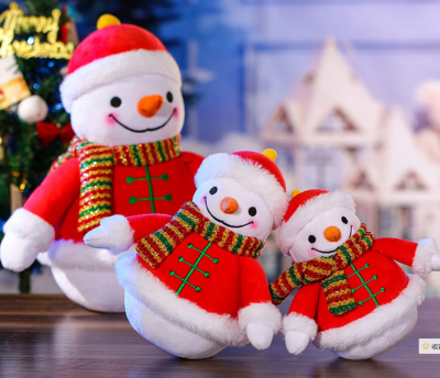 [Ready Stock]Plush Toy Christmas Gifts 23CM Soft Cute Kitty Stuffed Toys Santa/Reindeer Christmas Elk Home Decors Dolls Kids Xmas Gifts