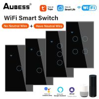 AUBESS Tuya ZigBee/WiFi Smart Door Sensor Door Open Closed Detectors Smart Home Security Protection Alarm System Smart Life