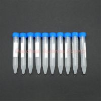 【CW】✌  10pcs 13mL Plastic Centrifuge Test Tube Vial Standing Screw Cap