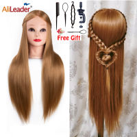 Alileader Cheap Professional Training Head With Hair Training Head Hair Practice Head For Hairstyles Hairdressing Training Head