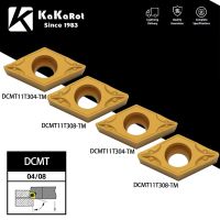 KaKarot 10pcs คาร์ไบด์แทรก DCMT11T304 DCMT11T308 TM Steel Turning เครื่องมือ ผู้ถือ Boring Bar CNC Cutter