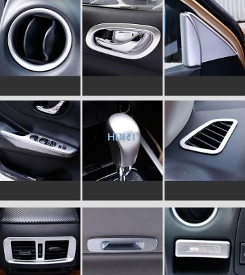For Nissan Navara NP300 Terra 2018 2019 2020 Stickers ABS Chrome Car Styling Frame Decoration Cover Interior Modification