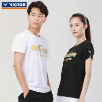 ใหม่ Victor Victory เครื่องแบบแบดมินตันชายและหญิงเสื้อยืดแขนสั้น30031ภาพกระต่ายปีฤดูใบไม้ผลิและฤดูร้อน