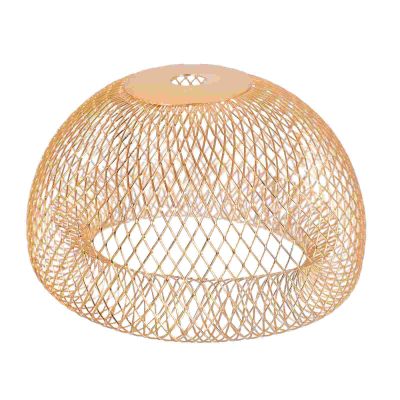 Lamp Shades Floor Lamps Rattan Hand Weaving Ceiling Light Cover Iron Chandelier Metal Table Wicker Lampshade