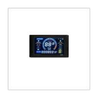 Electric Bike Display 24V-72V Waterproof LCD Display S966 Electric Bike Controller Panel Dashboard,SM Connector