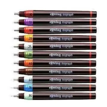 Rotring Isograph College Set (0.2mm, 0.4mm, 0.8mm)