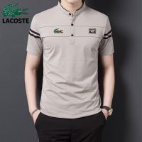 New Mens Short Sleeve Slim Cotton T-Shirt Mens Fashion Polo Shirt