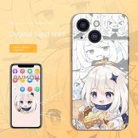 Genshin เคสโทรศัพท์มือถือ ลายการ์ตูนอนิเมะ Paimon สําหรับ iPhone 13 12 pro promax x xsmax xr 7 8 plus