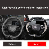 For MG4 2022 2023 MG MULAN Genuine Leather Car Steering Wheel Cover Car Accessories Interior Automobiles Parts