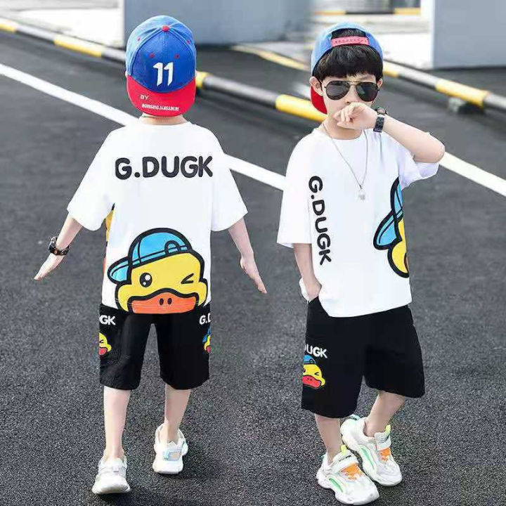 พร้อมส่ง-ชุดเด็กชายแฟชั่น-y001-เสื้อ-กางเกง