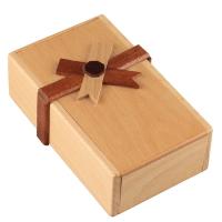 Puzzle Gift Case Box with Secret Compartments Wooden Money Box to Challenge R7RB