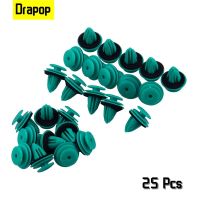 Drapop 25Pcs Auto Fastener Clips Retainer Plaque Nylon Rivet Bumper Door Panel Fender Retaining Clip For Toyota 90467-10188