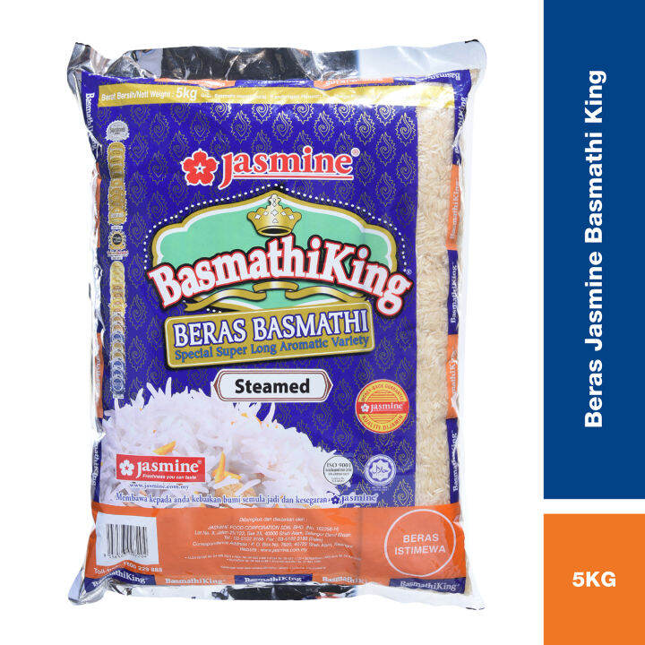 Beras Jasmine Basmathi King / Basmathi King Rice 5kg Lazada