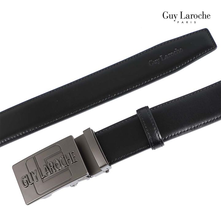 guy-laroche-เข็มขัดหนังผู้ชาย-รุ่น-mgb0050a-สีดำ