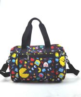 Guinness confirmed fashion PAC - MAN pac-man joint cartoon printing bag large capacity of the single shoulder bag 3807