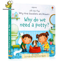 (In Stock) พร้อมส่ง Usborne Why do we need a potty ? lift the flap หนังสือภาษาอังกฤษสำหรับเด็ก หนังสือหน้าต่าง เปิด ปิด