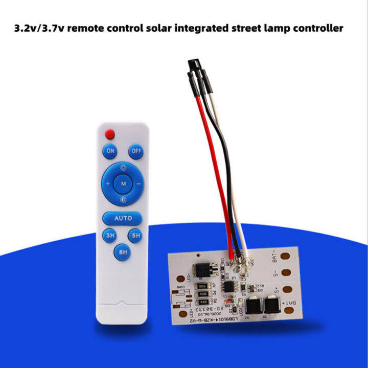 3-2v-3-7v-ไฟเพดานพลังงานแสงอาทิตย์แผงวงจร-controller-พร้อมรีโมทคอนโทรล