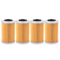 Motorcycle 4Pcs Engine Oil Filter Machine Filter For Excf Sxf Xcf Xcfw Exc Xc Duke 125 250 390 450 500 525 690