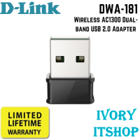 D-Link DWA-181 Wireless AC1300 Dual-band USB 2.0 Adapter