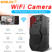 BOBLOV WD16 Body Wifi Mini Camera Không Dây Nhìn Trong Đêm Mah Máy Quay