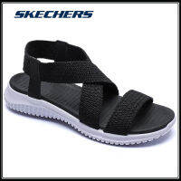 Skechers_สเก็ตเชอร์ส รองเท้าแตะผู้หญิง Women - Air-Cooled Goga Mat, Hanger Optional Machine Washable Ultra Go On-The-GO GOwalk Flex Sunshine Walking Sandals - 141450-GRY