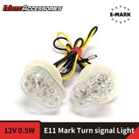 ♛ Motorcycle Turn Signal Light Indicator Lamp Flush Mount For Yamaha YZF-R1 YZF-R125 FZ6 FAZER8 YZF-R3 MT-07 Motorcycle Accessorie