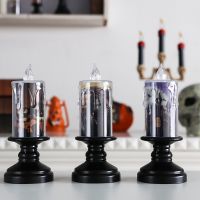 12Pcs/Set Halloween Decoration Candlestick Light LED Electronic Candle Light Horror Night Lights