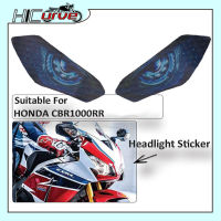 สำหรับฮอนด้า CBR1000RR CBR1000 RR CBR 1000 RR 20217 2018รถจักรยานยนต์3D ด้านหน้า F Airing ไฟหน้ายามสติ๊กเกอร์ H Ead Light คุ้มครอง