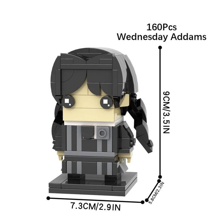 wednesday-addams-minifigure-building-blocks-gift-for-kids-home-decor-model-dolls-toys-for-kids-collections