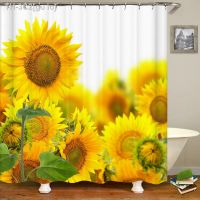 【CW】☑◐  Print Pattern Shower Curtain Polyester Fabric Accessories