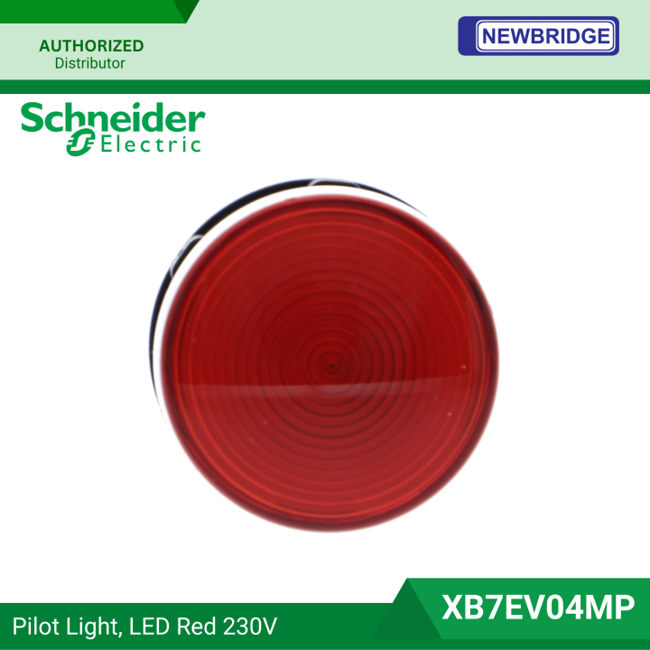 Monolithic pilot light, plastic, red, Ø22, integral LED, 230…240 V AC ...