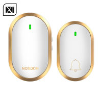 Xiaomi Digital Smart Wireless Doorbell Home Waterproof Outdoor Doorbell with 60 Music/Volume Adjustment Security Door Bell