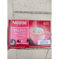 Premium snack Enjoy eating Nestle Mini Marshmallows Hot Cocoa Mix โกโก้ร้อน​ จาก U.S.A. เนสท์เล่ มินิ มาร์ชแมลโลว์ 1 กล่อง มี 6 ซอง  (1 Pack)