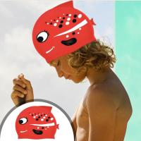 Swimming Beanie Hat Fit Without Trace Swim Pool Hat High Elasticity Cute Boys And Girls Swim Hat Diving Supply Swim Caps