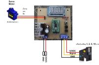 บอร์ดเครื่องขายปากกาหยอดเหรียญ Servo Motor