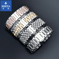 Watch Band For LONGINES L2 WatchBand Stainless Steel Bracelet Master Crescent 12/13/14/15/16/17/18/19/20/21/22 mm Strap Straps