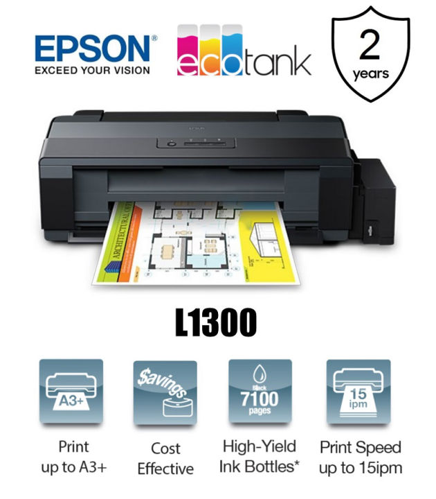 Epson L1300 A3 Ink Tank Printer Ship Agadbrandnew Free Starter Ink Lazada Ph 3387