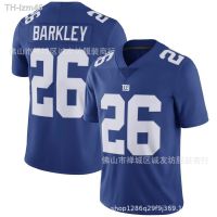 เสื้อฟุตบอล NFL Giants 26 Blue New York Saquon Barkley Jersey