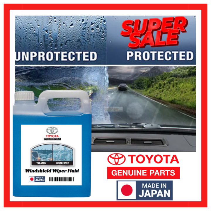 Genuine Toyota Extra Strength Window Washer Fluid 1Liter. Hydrophobic