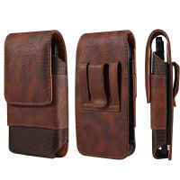 กระเป๋าคาดเอว กระเป๋าคาดเอวผู้ชาย Waist Bag for Men Belt Bag Waist Pouch Men Cellphone Loop Holster Case Belt Waist Bag Cowhide Grain Oxford Leather Phone Case Pouch Waist Belt Belt Mobile Phone Protective Sheath