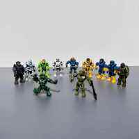 Mega Bloks Construx Halo สปาร์ตันคอลออฟดิวตี้ปัสสาวะหุ่นแอคชั่นทหารบล็อกตัวต่อ Collector S Edition ของเล่นก่อสร้าง