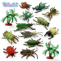 12ชิ้นใหม่แมลงโลก L Adybug สัตว์รุ่นรูปการกระทำ Diy ตกแต่งบ้านหุ่นของเล่นการศึกษาชุดสำหรับเด็กของขวัญ