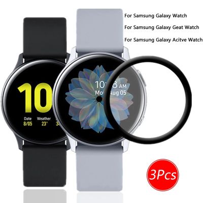 3D Round Edge HD Soft Glass film For Samsung Galaxy Watch 4 5 Pro 45mm Screen Protector for galaxy watch Active 4 2 40mm 44mm