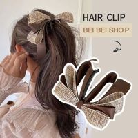 ?ร้านไทย???ส่งของไว?Banana Clipกิ๊บกล้วยตัวหนีบผมโบว์ใหญ่ สวยมาก หนีบแน่น หนีบทนสวยหรูกิ๊ปติดผม  โบว์ติดผมสวยๆ  กิ้ฟติดผมสวยๆ