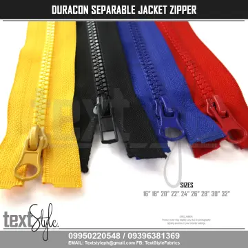 Duracon - jacket zipper 18 (per piece)