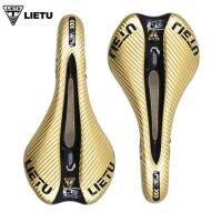 LIETU bicycle saddle leather carbon fiber bicycle saddle mountain bike road bike bicycle gel seat riding accessories