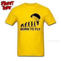 Crazy Men T-Shirt Born To Fly Mens Tshirt Summer Yellow T Shirts Hip Hop Clothing Oversized O Neck Adult Tops &amp; Tees Popular 【Size S-4XL-5XL-6XL】