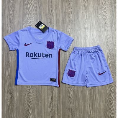 ชุดฟุตบอลเด็ก เสื้อทีม Barcelona ซื้อครั้งเดียวได้ทั้งชุด (เสื้อ กางเกง) ตัวเดียวในราคาส่ง สินค้าเกรด AAA (K-31)