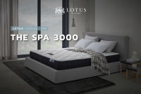 LOTUS ที่นอน (สเปคสมดุลลงตัว) รุ่น The Spa 3000 หนา 12.5 นิ้ว ฟรี หมอนหนุนสุขภาพกันไรฝุ่น ส่งฟรี